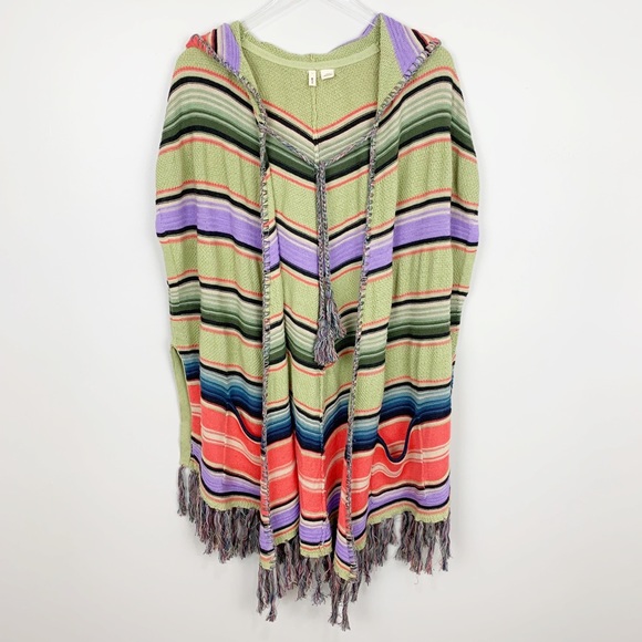 Anthropologie Sweaters - Anthropologie | Calexico Fringe Poncho Boho Knit